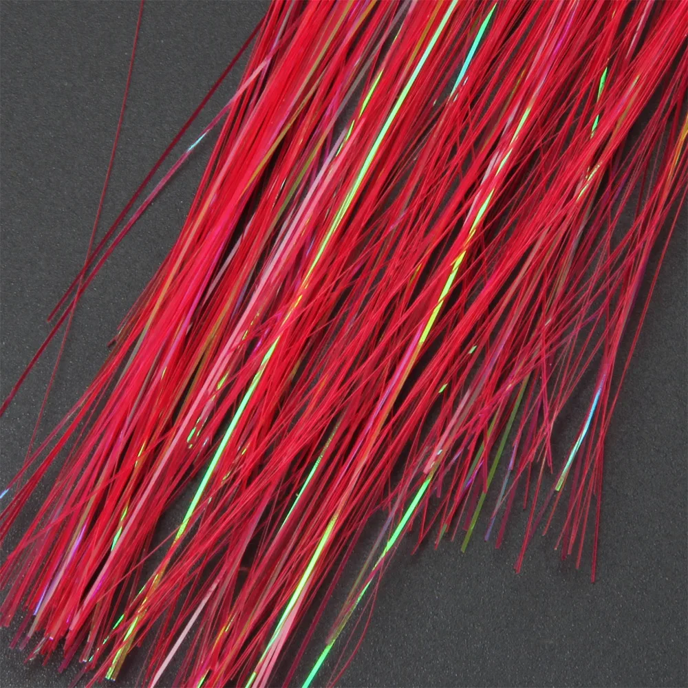 39 мешков Flashabou муха связывая Материал вспышка голографическая приманка для