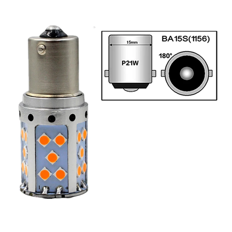 Светодиодсветодиодный лампы YSY T20 Led Canbus 3030 LED W21W 1156 7507 BAU15S без гипер вспышки