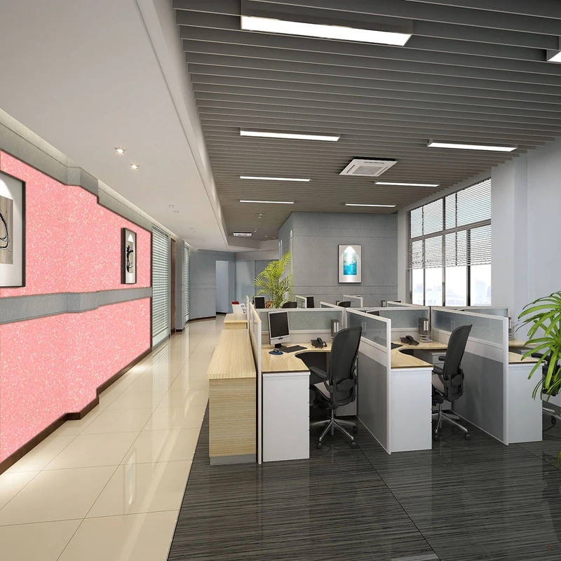 6m one roll pink rainbow glitter wallpaper for kids room modern and home | Обустройство дома