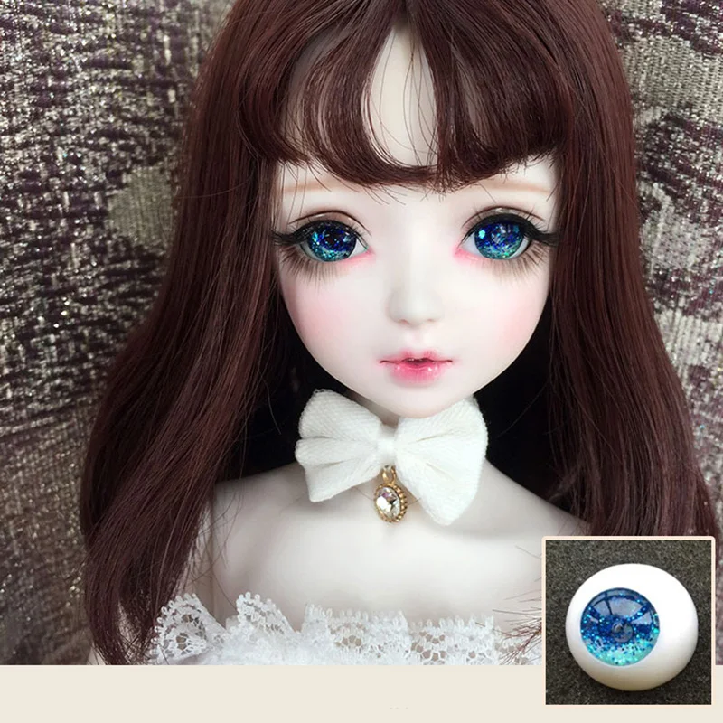 Bybrana Sd кукла Bjd глазное яблоко 12 мм 14 16 18 стеклянный глазный яблок|Куклы| |