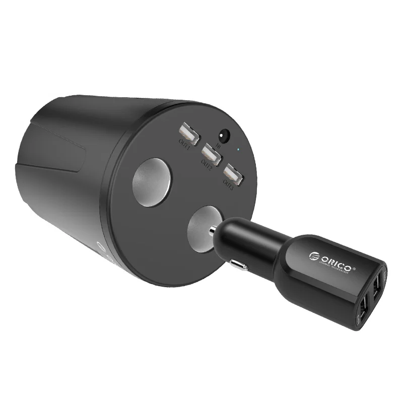 Зарядное устройство ORICO для телефона с 3 usb-портами и держателем стакана