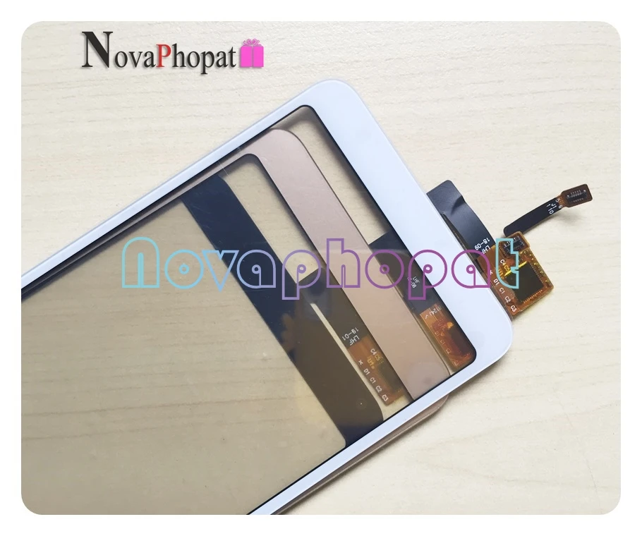 

10PCS Novaphopat Black/White/Golden Sensor For Xiaomi Redmi 6 / 6A Touch Screen Digitizer Glass Panel replacement ;