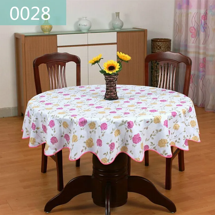 Настольная юбка ПВХ круглая защита от масла одноразовая вода горячей окружающей