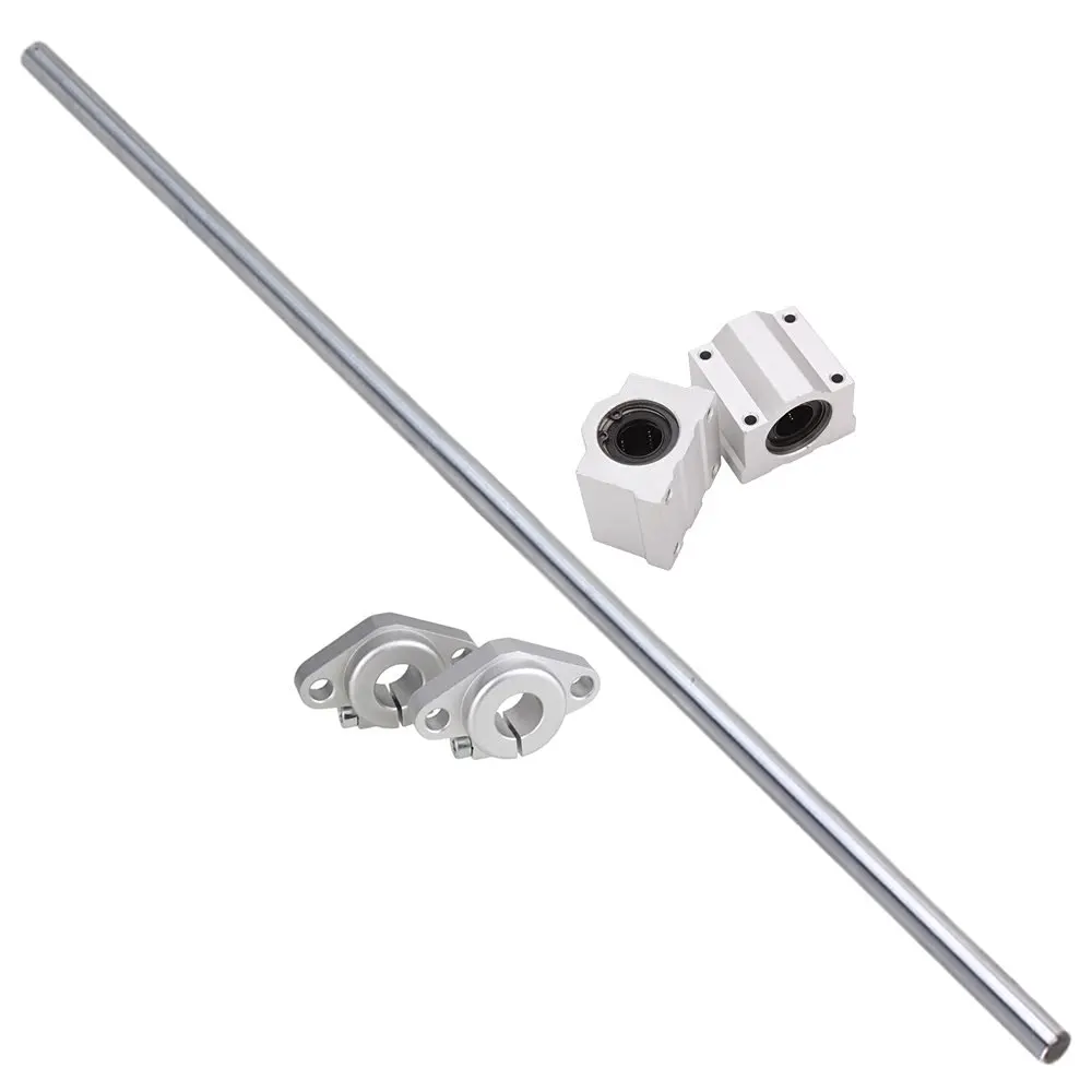 Вертикальная скользящая втулка диаметром 12 мм и оптическая ось линейного вала 500