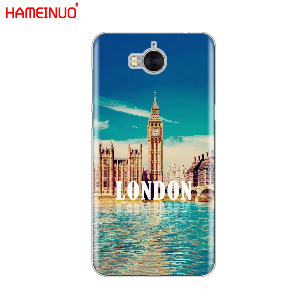 HAMEINUO London big ben Bus чехол для сотового телефона huawei honor 3C 4X 4C 5C 5X 6 7 Y3 Y6 Y5 2 II Y560 Y7