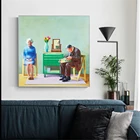 Современный пейзаж стильные картины для гостиной Дэвид Hockney Garrowby Холст Живопись Домашний декор настенные постеры