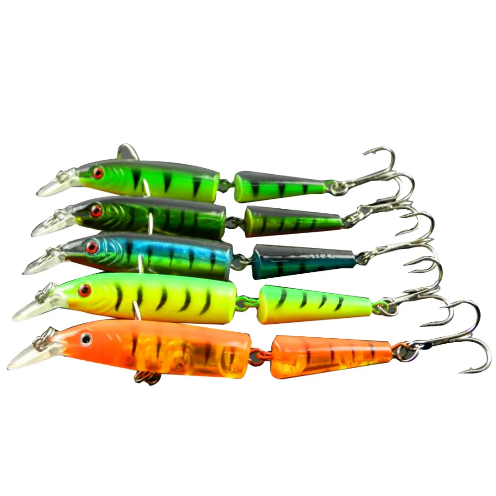 Рыболовные снасти разные цвета Искусственный Мягкий светящийся в темноте 2-Joint