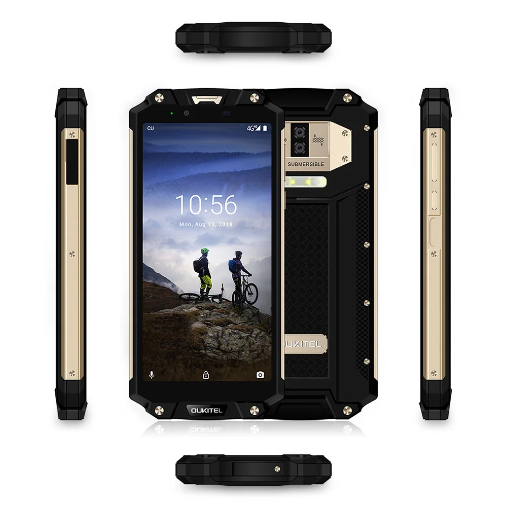 OUKITEL WP2 смартфон с 6 дюймовым дисплеем восьмиядерным процессором MT6750T ОЗУ 4 Гб ПЗУ 64