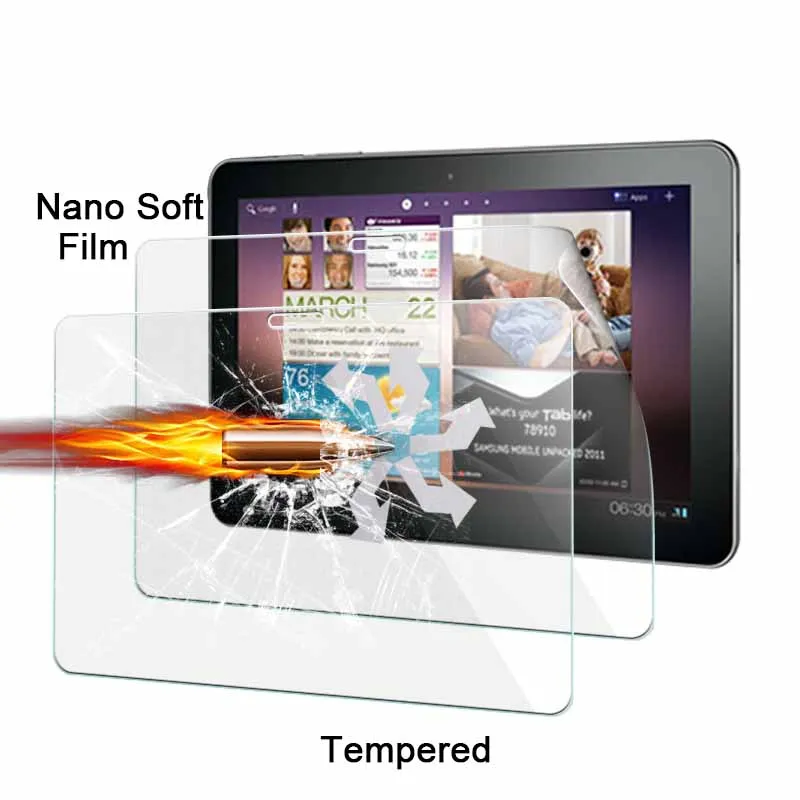 Для Samsung Galaxy P7500 10 1 &quotTAB Взрывозащищенная нано мягкая пленка премиум класса