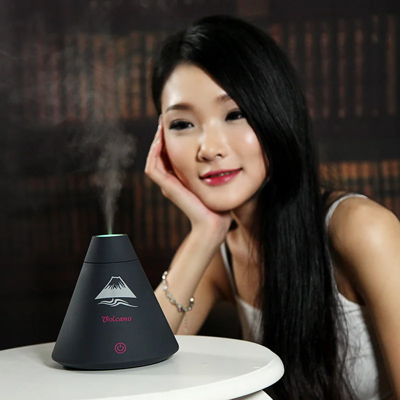 Aroma Essential Oil Diffuser USB Ultrasonic Volcano Humidifier with LED Light for Office Home Air Freshener | Автомобили и