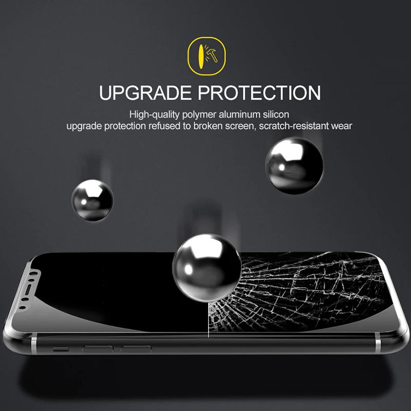 TOTU 0 23 мм Защита экрана для iPhone X 8 7 Plus передняя крышка 9H закаленное стекло 10