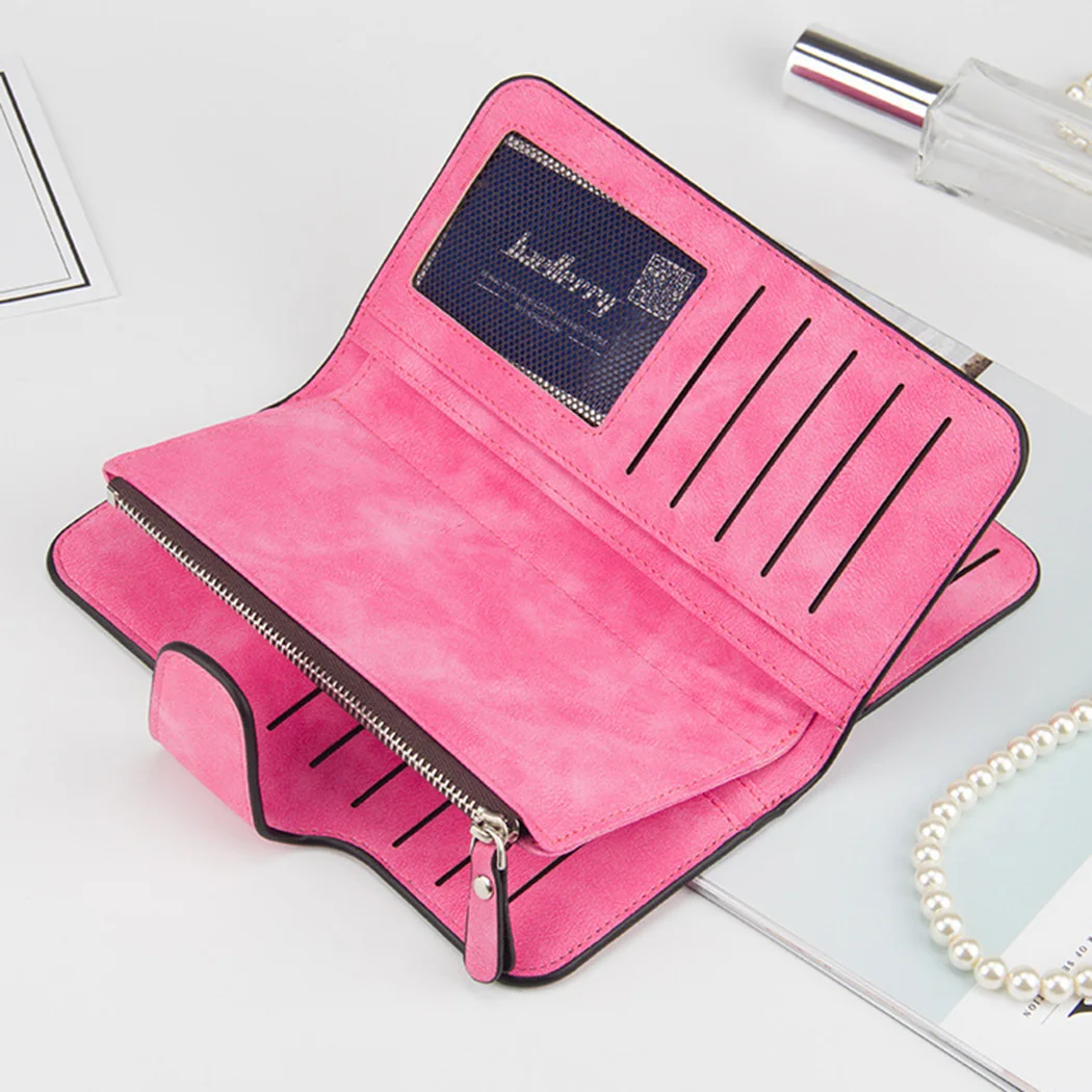 2018 новые модные женские туфли кошельки Кулиска нубука матовая молния кошелек Для