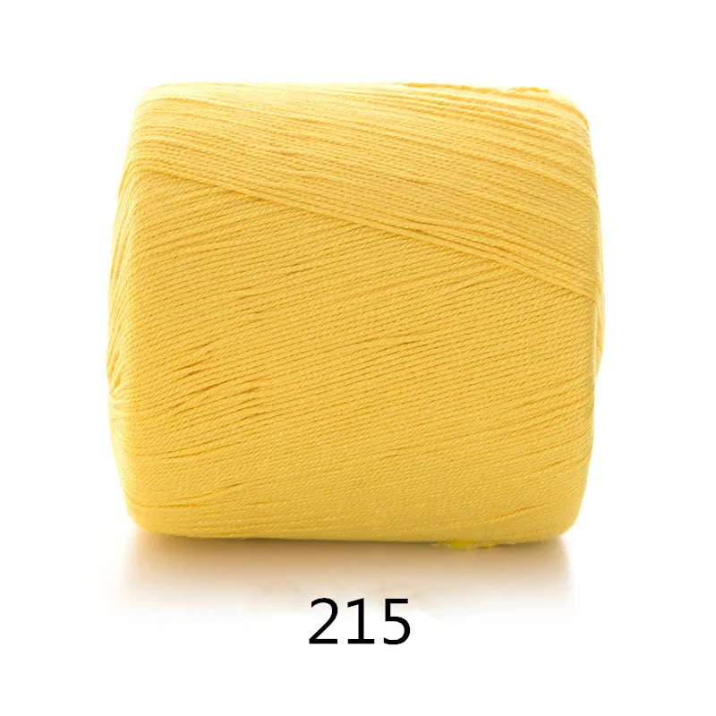 215 50 г/шар 0,1 см кружевная пряжа крючком пряжа для ручного вязания вискоза уход за кожей бархат Тонкий Вязание крючком Мягкая тонкая нить - Цвет: 215