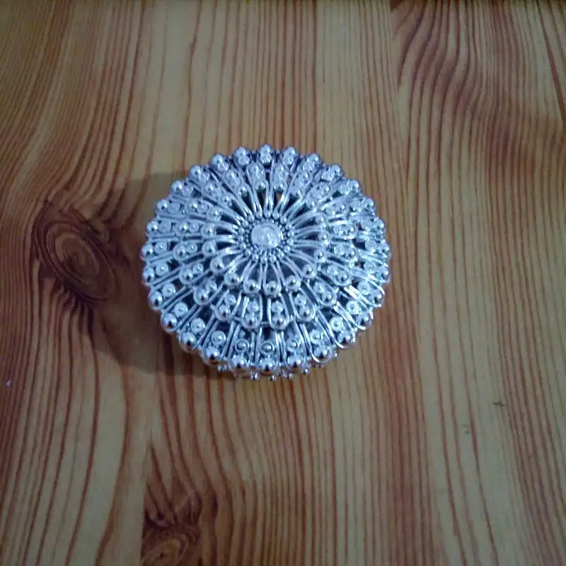 100 шт Роскошный Золотой Серебряный Павлин круглая коробка конфет сундук с