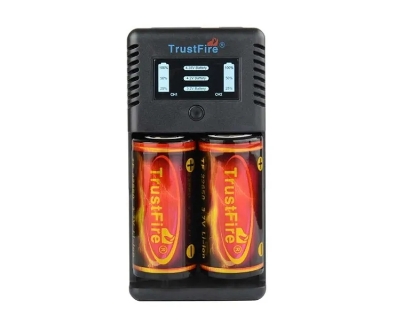 Литий ионный аккумулятор TrustFire 2 шт./лот 6000 мАч 3 7 В 32650 с защитой печатной платы и