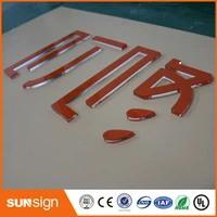 sunsign custom shop decoration clear acrylic letter sign with vinyl