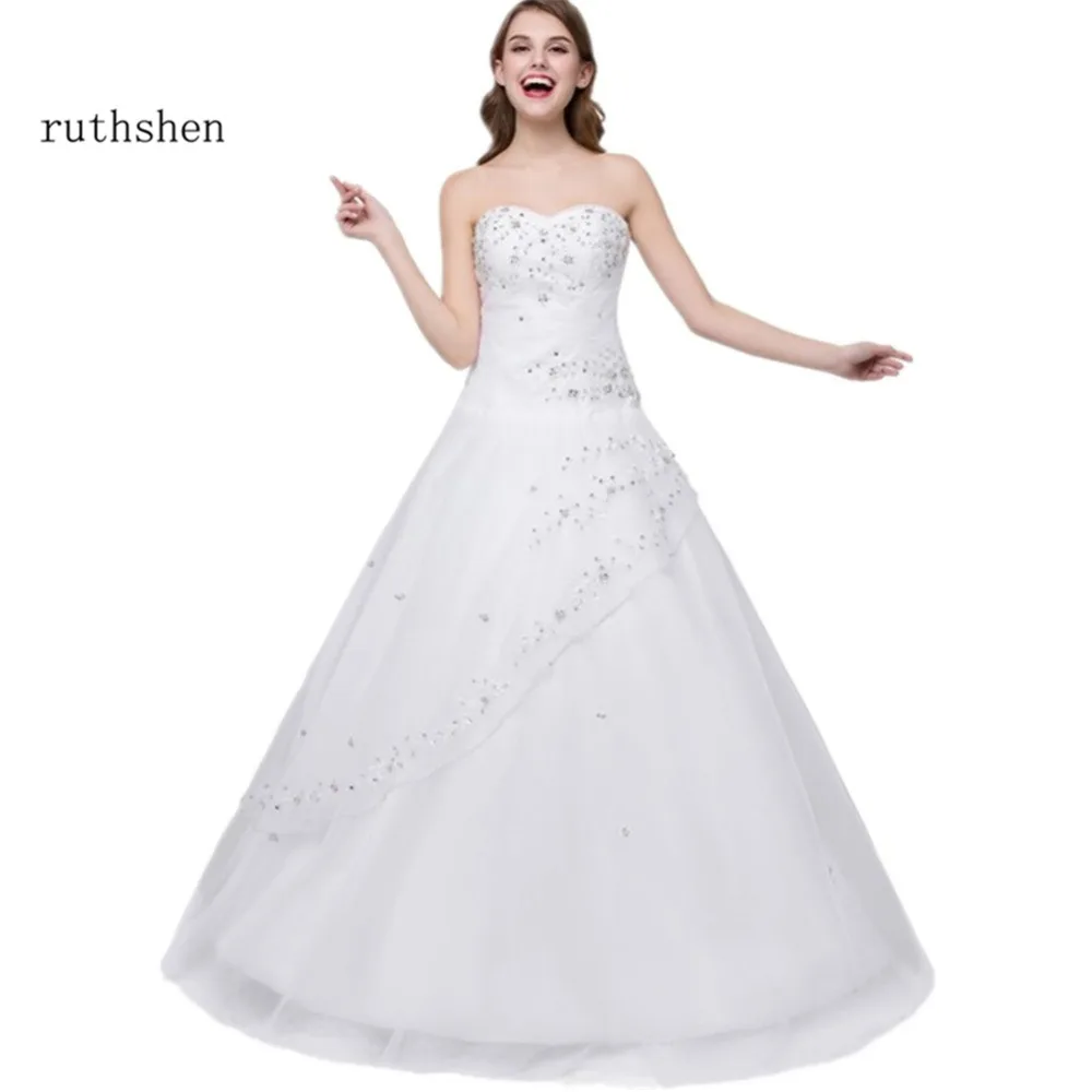 Ruthshen/недорогие бальные платья Quinceanera Vestidos De 15 Anos с блестками и вышивкой бисером