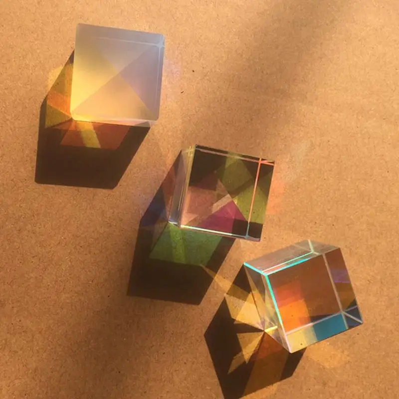 Красочный комбайнер разделитель крест дихроический куб RGB призма оптическая
