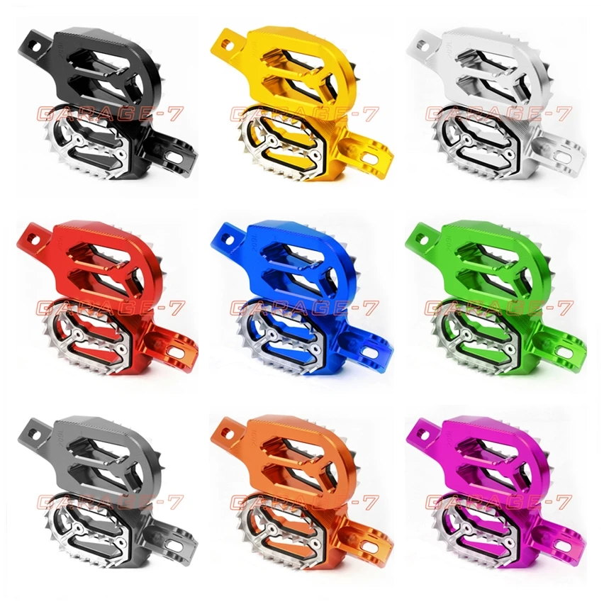 

Motocross Footpegs For Suzuki RMX 450Z 450 Z RMX450Z RMX450 2010-2011 CNC Dirt Bike Racing Sharp Shark Teeth Foot Pegs Rests
