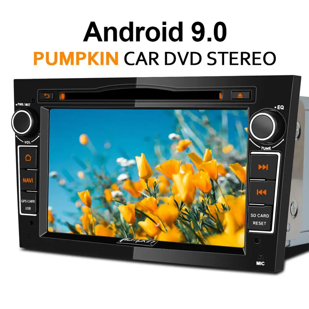 Тыква 2 Din 7 &quotAndroid 9 0 Автомобильный мультимедийный DVD плеер GPS навигация