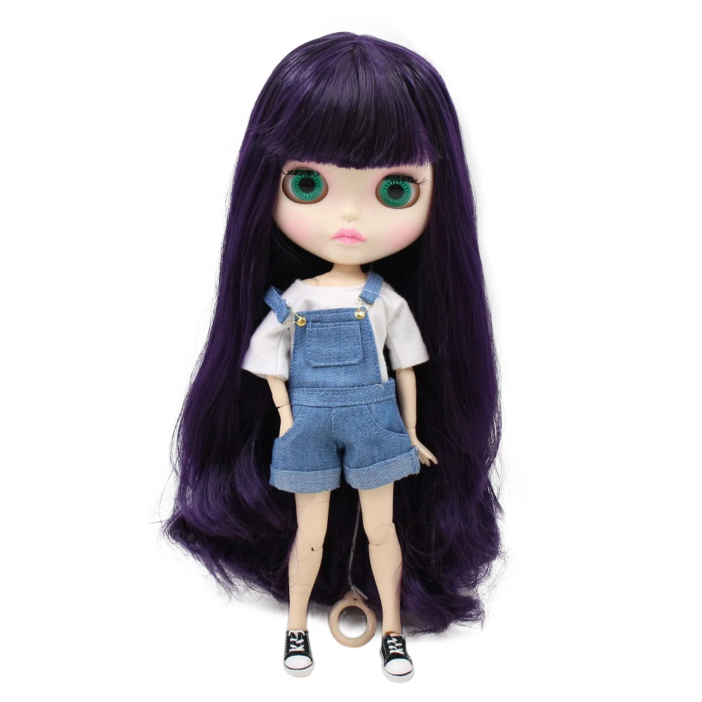 ICY DBS шарнирная кукла Blyth сустав тело белая кожа новая Лицевая панель матовое лицо