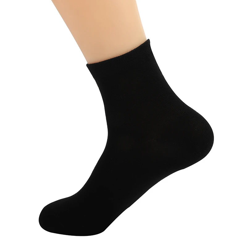 Мужские летние хлопковые носки тонкие сетчатые деловые белого цвета стильные