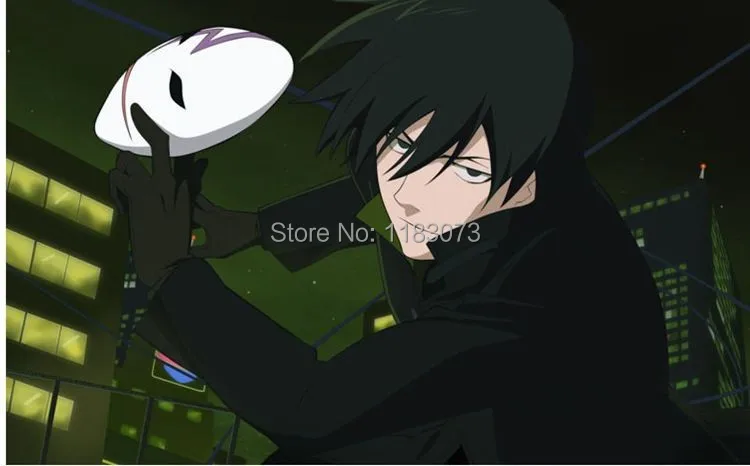 Японский мультфильм темнее чем Черная Смола Маска для хеллоуина и карнавала