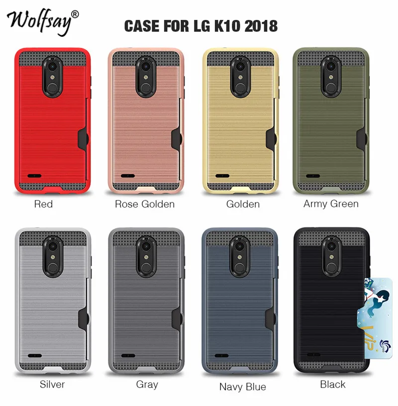 Чехол для LG K11 роскошный бронированный силиконовый Жесткий чехол телефона