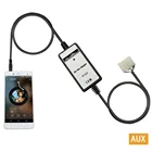 Автомобильный переходник для mp3, 3,5 мм, для iphone, для Honda Accord, Civic, Odyssey, подходит для AUX, автомобильный аудиоадаптер QX093