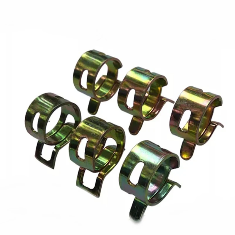 Пружинный зажим для шланга топлива масла и воды 60 шт. 6/9/10/12/14/15 мм|Крепления| |