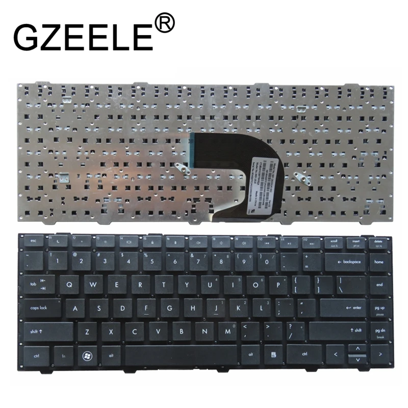 

GZEELE новая клавиатура для HP Probook 4440s 4441s 4445s 4446s Серия Клавиатура черная US без рамки