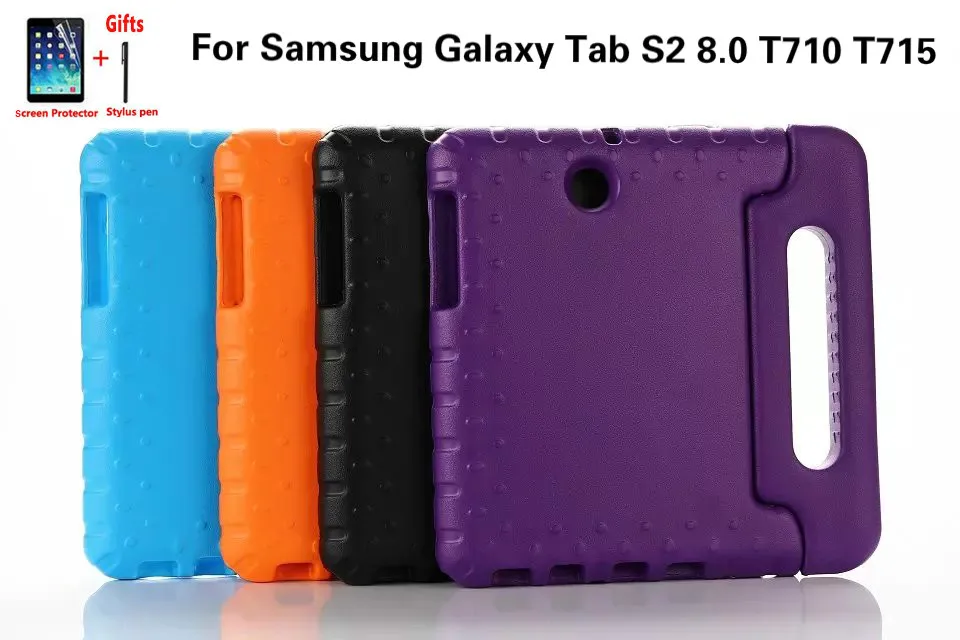Детский чехол подставка из ЭВА с ручкой для Samsung Galaxy Tab S2 8 0 T710 T715 чехлы дюймов