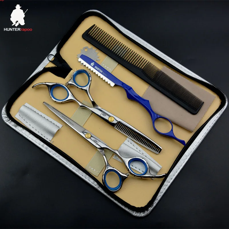 Набор парикмахерских ножниц HUNTERrapoo 30% off 6 дюймов из нержавеющей стали набор для