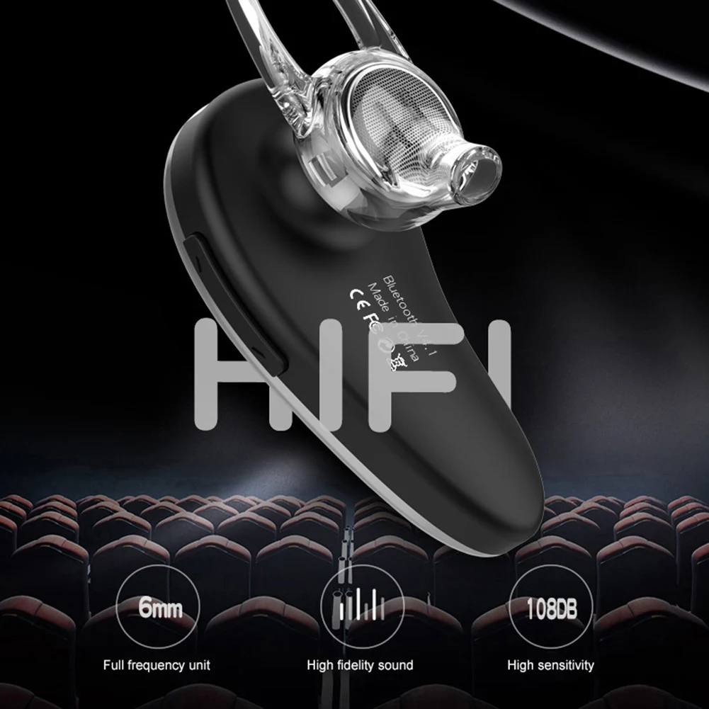 business bluetooth earphonewireless Sports headset with micphone handsfree phone call In-Ear for smart phones | Электроника