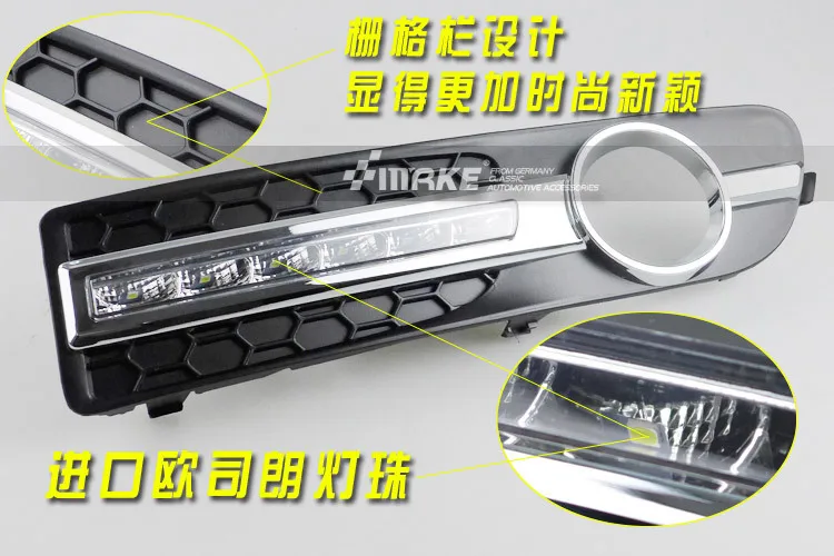 

free shipping, LED Daytime Running light,LED Daylight For Volvo S80 LED DRL 2009-2013