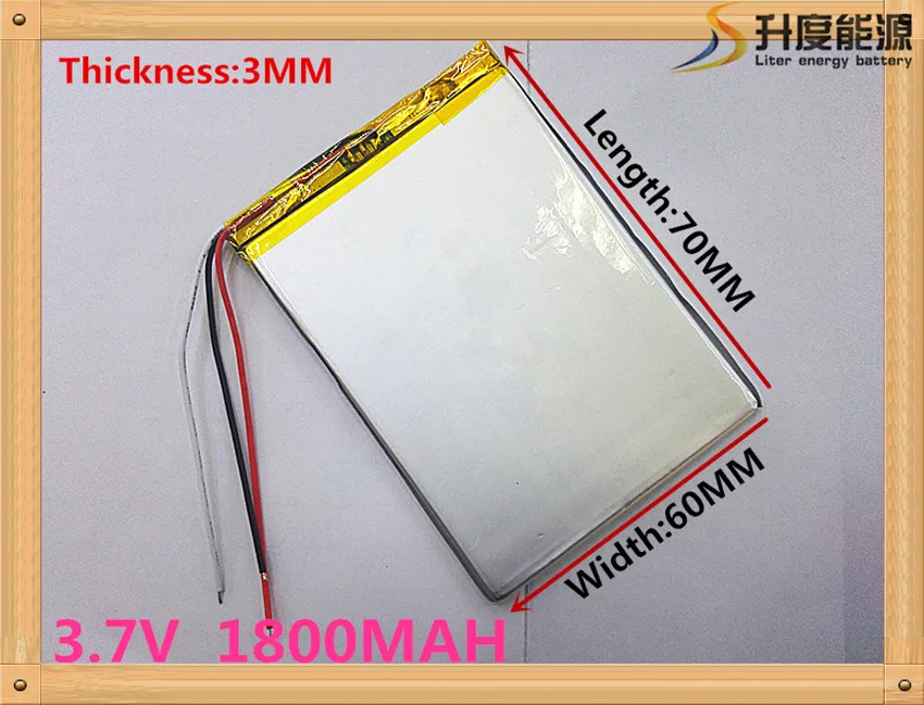 Литий полимерная батарея 3 7 в 1800 мАч литий для PAD GPS Vedio игры электронная книга