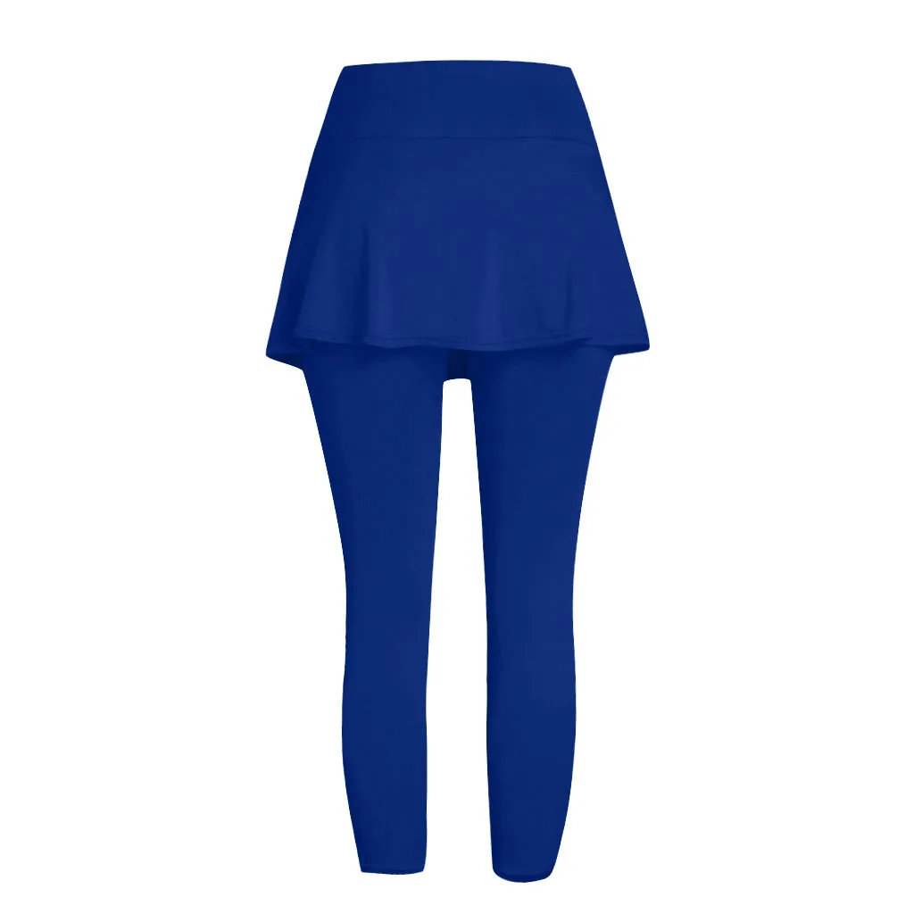 Pantalones Cargo Para Mujer, женская повседневная юбка, леггинсы, брюки для тенниса, спорта, фитнеса, укороченные кюлоты, брюки-кюлоты