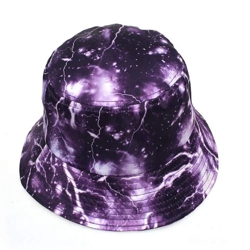 Летняя модная шляпа в рыбацком стиле со звездным небом Женская Солнцезащитная с