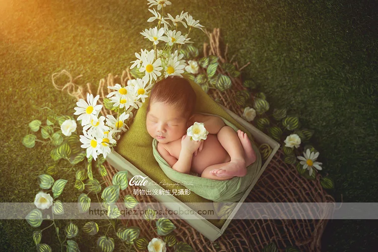 Тканевые детские одеяла для фотосъемки реквизит новорожденных корзина