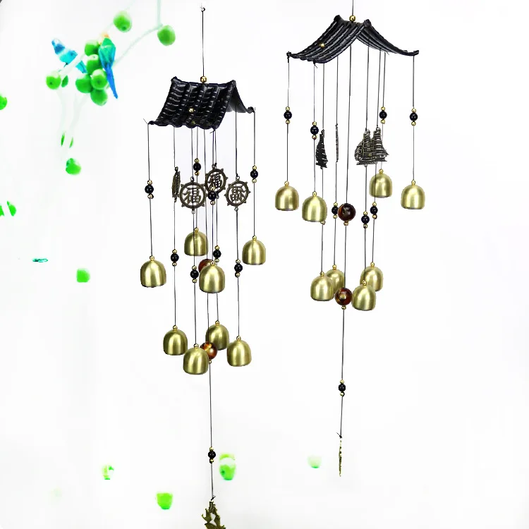 Благословение Ретро ветровой колокольчик металлические рандомные украшения для