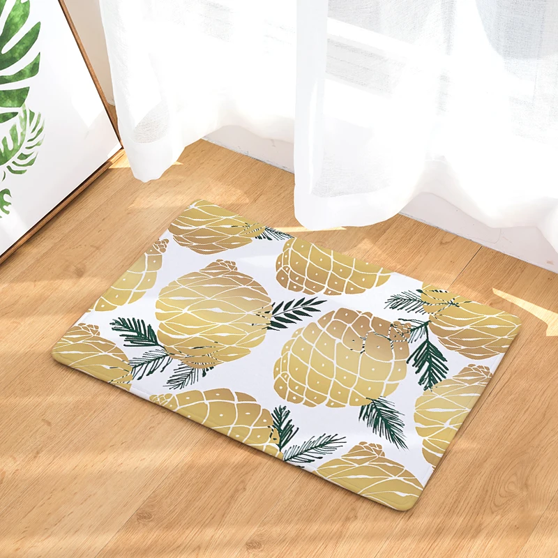 Рождественский стиль противоскользящий ковер с принтом напольный Напольный Пол