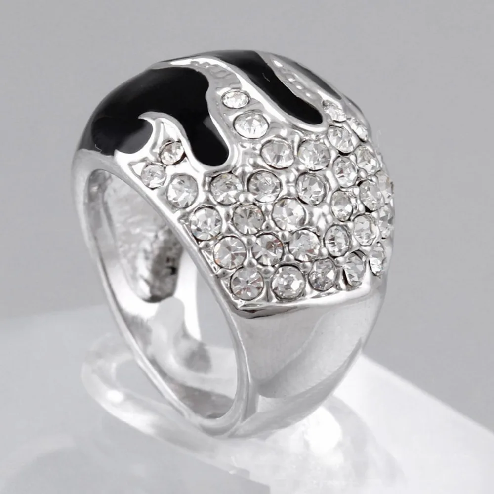 Женское Винтажное кольцо в черном стиле|ring performance|ring siliconring key ring |