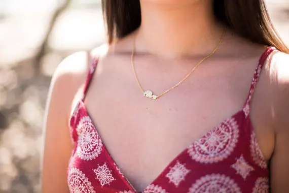 Европейское модное ожерелье со слонами и кулонами милые слоны семейное женские