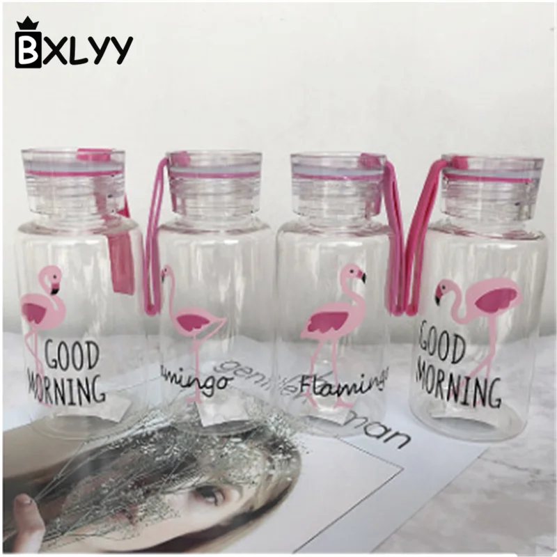 Новинка креативный пластиковый мини Фламинго BXLYY 300 мл портативное украшение для