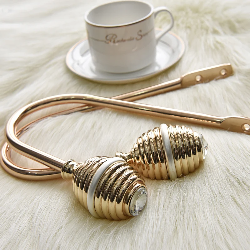 

Metal strong Curtain Tiebacks Alloy Hanging Curtain Holdback Curtain Rods Accessoires cp128&B