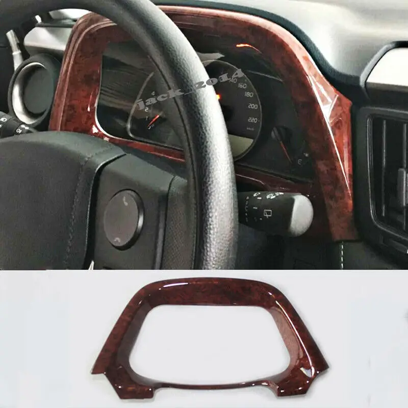 

Wood grain Dashboard Fanel decorative frame Trim Fit for Toyota RAV4 2014-2015
