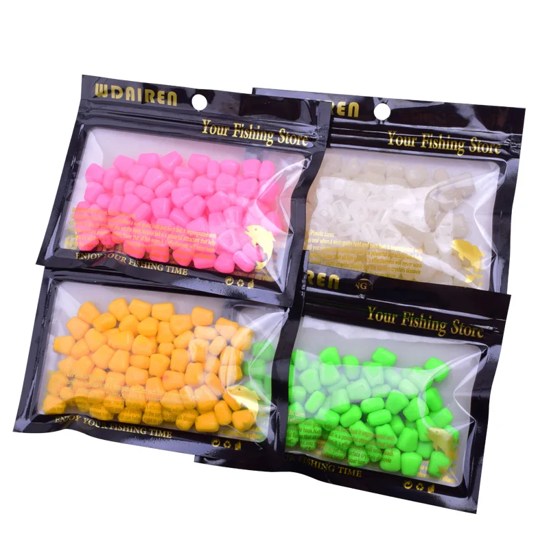 50 or 100pcs Colored Pop Up Corn Soft Bait Carp Fishing Boilies Flavoured Grass Baits Floating Water Pellet Creamy Silicone Lure (art.: 7a314d182) - 7a314d182