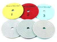 dc aws3pp02 d100mm flexible dry and wet diamond 4 inch 3 step polishing pads for granite and marble