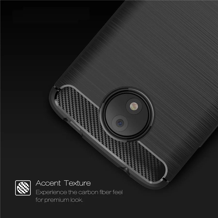 Luxury Soft TPU Silicone Brushed Carbon Fiber Texture Phone Case Cover for Moto G4 G5 G5S G6 C Plus Play M Z Z2 Force X4 |