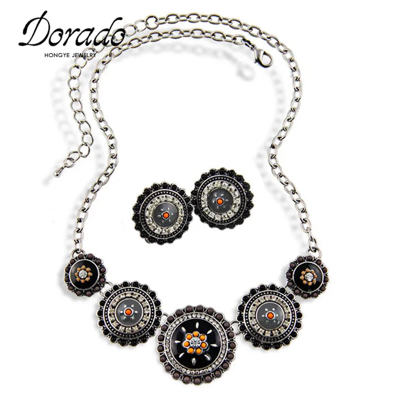 Набор украшений для женщин в богемном стиле этнический Винтажный серебряный